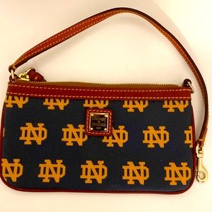 Handheld Dooney & Bourke Notre Dame Clutch